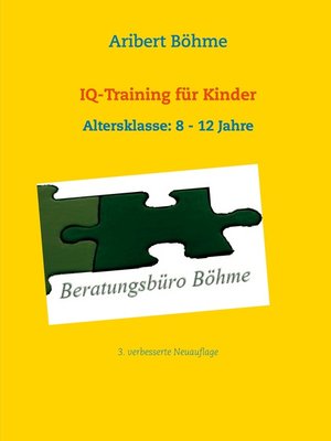 cover image of IQ-Training für Kinder